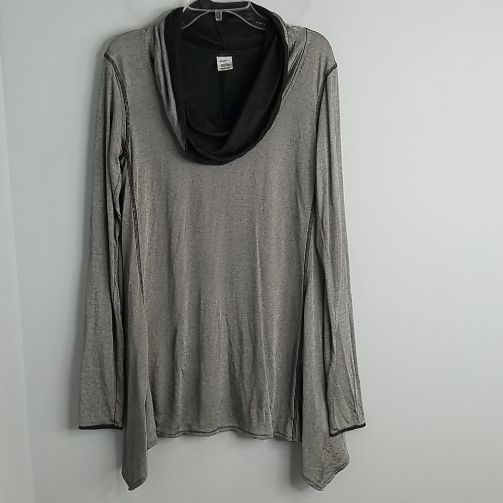 JOCKEY Sharkbite Cowl Neck Long Sleeve Tunic XS